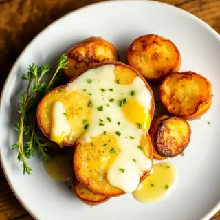 Parmesan Smashed Potatoes