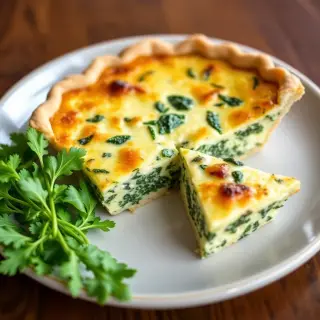 Spinach & Artichoke Quiche